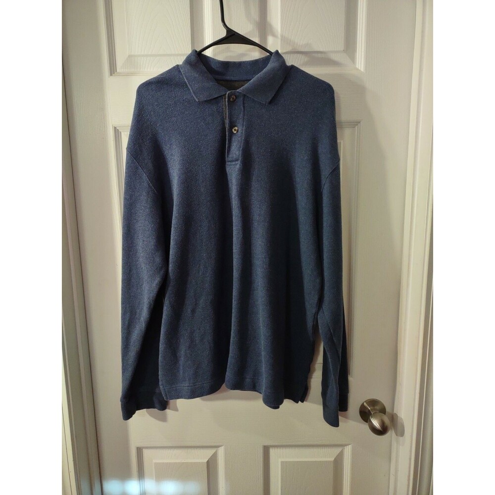Grant Thomas Warm Blue Mens Shirt Size Large